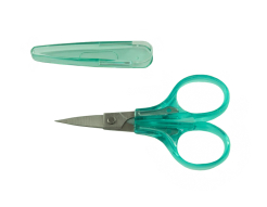 Ножиці для шиття, зеленого кольору (90 мм)
