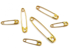 Англійські шпильки золотого кольору (12 шт.) 071104 фото №2