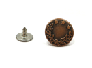 Джинсові кнопки, зістарена мідь (14 мм) 622200 фото №2