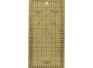 Лінійка з чорною розміткою (16х32 см)  M1632-NS фото №1