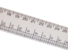 Лінійка закрійника, білого кольору (29,5 см) 234/1 фото №2