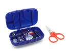 Маленький дорожній набір у пластиковому футлярі (синій) 651237 фото №1