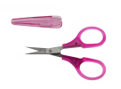 Ножиці тонкі для шиття, рожеві (85 мм) ES-1091-SR фото №2