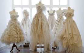 Основні види тканин для весільних суконь